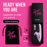 Ready when you are: opgeladen geleverd, met opbergtasje en digitale handleiding