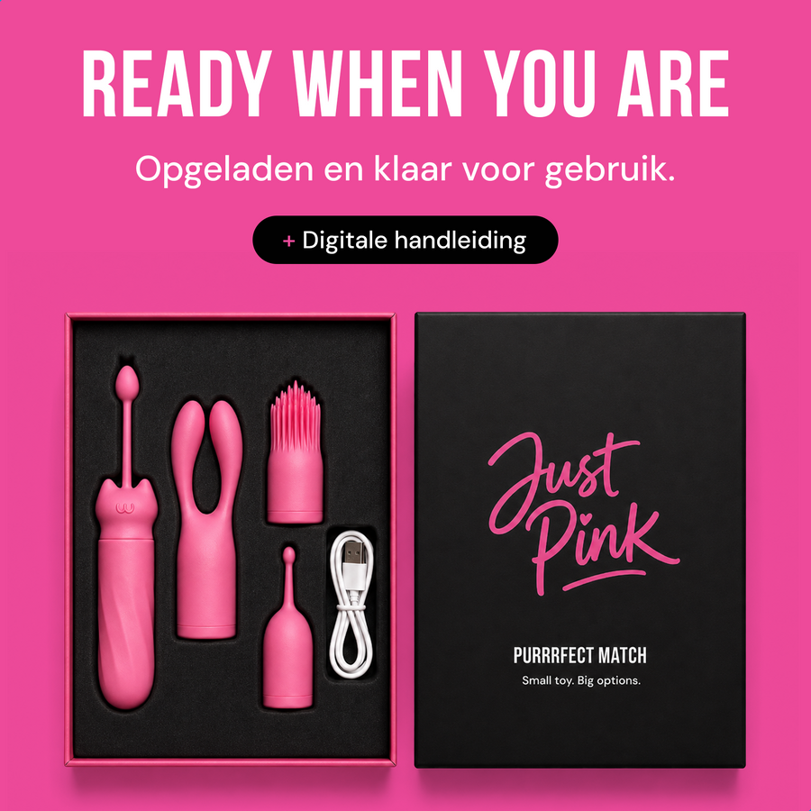 Ready when you are: opgeladen geleverd, met digitale handleiding